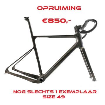 Carbon gravel frame beschikbaar voor biedingen