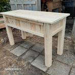 Robuuste Tafel van grillig hout, Huis en Inrichting, Tafels | Sidetables, Ophalen of Verzenden, Zo goed als nieuw, 25 tot 50 cm
