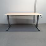 Ahrend slingerbureau - 160x80 cm werkplek zwengelbureau, Huis en Inrichting, Ophalen of Verzenden, In hoogte verstelbaar, Gebruikt