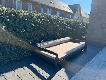 Luxe Daybed van Boxworx – Zwart loungebank loungbed ibiza beschikbaar voor biedingen