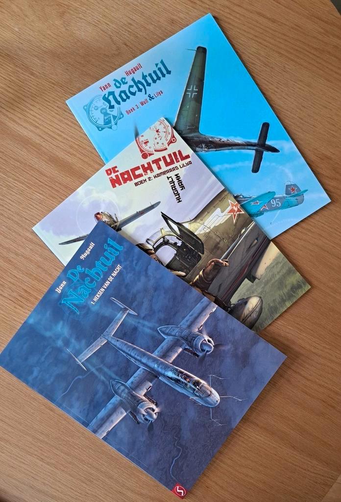 De Nachtuil, compleet 3x softcovers, als nieuw Yann Hugault, Boeken, Stripboeken, Zo goed als nieuw, Complete serie of reeks, Ophalen of Verzenden