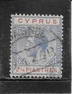 Cyprus George V, Ophalen of Verzenden, Overige landen, Gestempeld