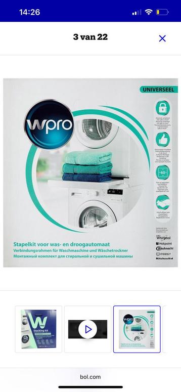Wpro stapelkit met uitschuiflade beschikbaar voor biedingen