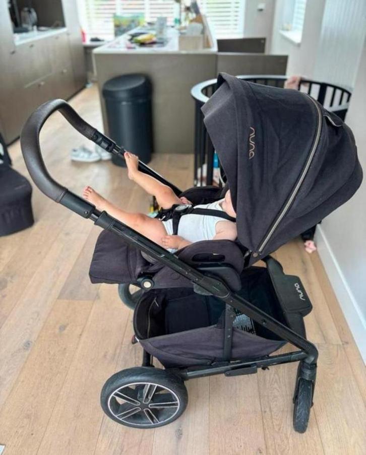 Nuna kinderwagen met Maxi-Cosi adapters, Kinderen en Baby's, Kinderwagens en Combinaties, Gebruikt, Kinderwagen, Overige merken