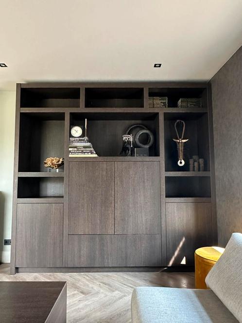 Vakkenkast tv kast boeken kast incl salontafel, Huis en Inrichting, Kasten | Wandmeubels, Zo goed als nieuw, Minder dan 100 cm