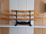 Set van 3 decoratieve Samurai Zwaarden met Standaard, Ophalen