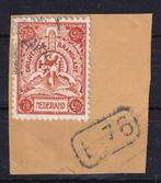 X44) 1921 NL Brandkast nr BK7 briefstukje geen garantie, Postzegels en Munten, Ophalen of Verzenden, T/m 1940, Gestempeld