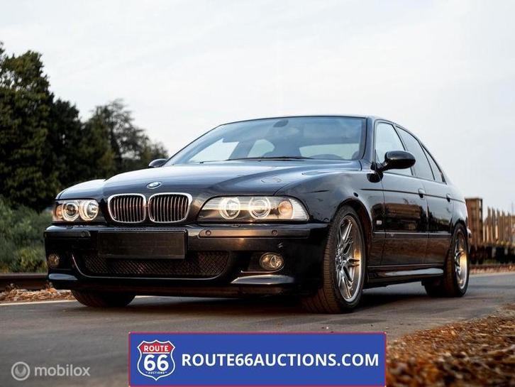 BMW M5 | 2000 | Route 66 Auctions, Auto's, Oldtimers, Bedrijf, Te koop, BMW, Benzine, Overige carrosserieën, Handgeschakeld, Zwart