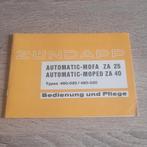 Zundapp Instructieboekje D 460-020/030 ZA25 ZA40 08-1980, Verzenden, Gebruikt