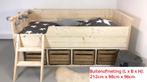 Mooi houten kinderbed, Kinderen en Baby's, Kinderkamer | Bedden, Ophalen, 85 tot 100 cm, Zo goed als nieuw, Lattenbodem