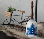 Delfts Blauw Handbel tafel bel - Amsterdam logo, Ophalen of Verzenden