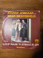 Johnny Jordaan en Bram Biesterveld - Loop maar 'n straatje o, Gebruikt, 7 inch, Single, Ophalen of Verzenden