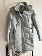 Mooie blauw-grijze winterjas – maat 40, Ophalen, Zo goed als nieuw, Maat 38/40 (M), Blauw