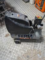 Ferm Compressor - Gebruikt, Doe-het-zelf en Verbouw, Compressors, Ophalen, Gebruikt, 6 tot 10 bar, Minder dan 200 liter/min