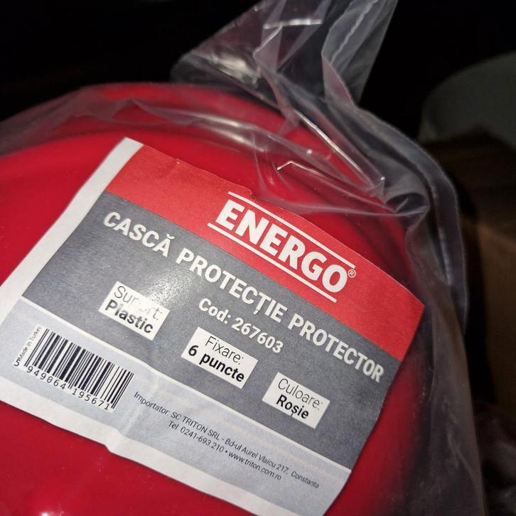 Nieuwe Energo Veiligheidshelm, Doe-het-zelf en Verbouw, Veiligheidshelmen, Nieuw, Met vizier, Ophalen of Verzenden