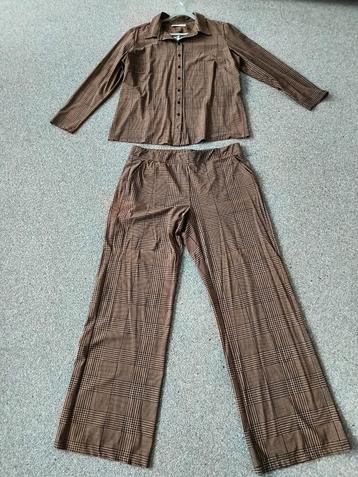 Leuke geruite broek met blouse samen net een jumpsuit xxl beschikbaar voor biedingen