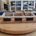 hout, 3 vakken, Ophalen of Verzenden, Nieuw, Rechthoekig, Hout