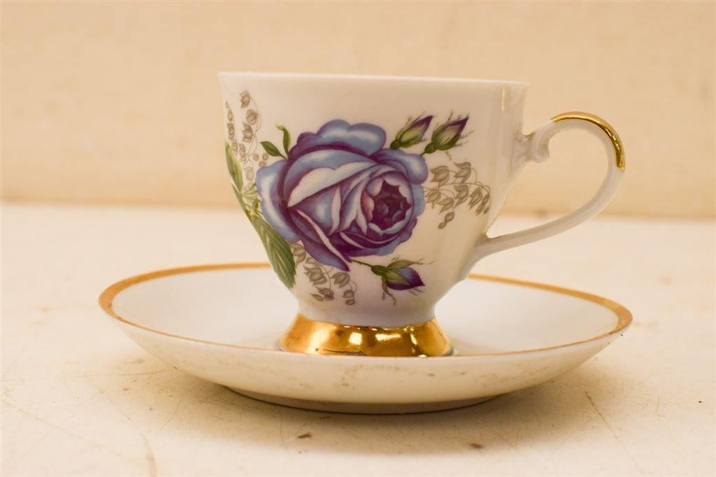 Tirschenreuth Bavaria porseleinen kop en schoteltje 48354