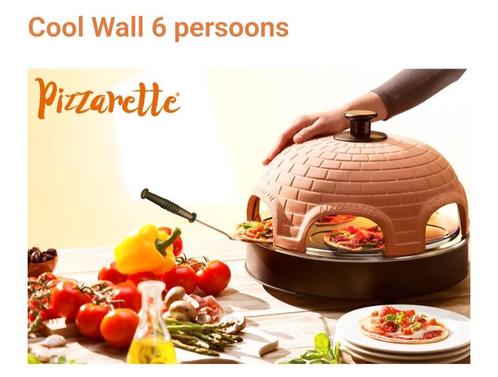Pizzarette Emerio cool wall voor 6 personen Nieuw in doos!, Tuin en Terras, Pizzaovens, Nieuw, Ophalen of Verzenden