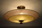 Kolossale Art-Deco / Amsterdamse school plafonniere - 70 cm, Ophalen, Gebruikt, Glas, Art-Deco, Art-Nouveau, Amsterdamse school, Jugendstil, Berlage