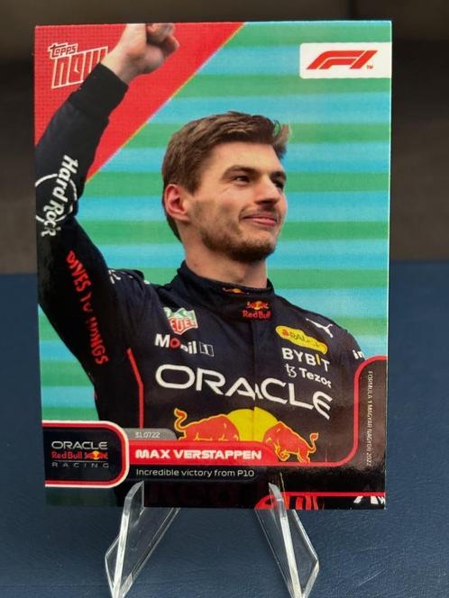 Max Verstappen Incredible victory from P10 - Topps Now F1, Hobby en Vrije tijd, Stickers en Plaatjes, Nieuw, Plaatje, Ophalen of Verzenden