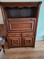 Eiken kast met glazenkast - Gratis ophalen in Zeist, Ophalen of Verzenden