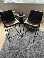 1x Barkruk BY BOO - Logan - donkerbruin, Huis en Inrichting, Barkrukken, Ophalen, Met voetsteun, 60 tot 90 cm, Nieuw