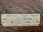 2 kaartjes Ajax - Feijenoord, eretribune Amsterdam, 1981?, Verzamelen, Sportartikelen en Voetbal, Ophalen of Verzenden, Gebruikt