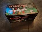 Texas hold'em pokerset, Hobby en Vrije tijd, Gezelschapsspellen | Kaartspellen, Vijf spelers of meer, Ophalen, Zo goed als nieuw
