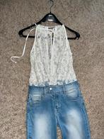 Gave met jumpsuit 25 nieuwe staat, Kleding | Dames, Jumpsuits, Ophalen of Verzenden, Zo goed als nieuw, Blauw