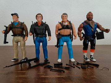 The A-Team figuren set jaren '80 beschikbaar voor biedingen