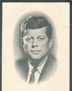 Wat grotere bidprent van John Fritzgerald Kennedy 1963, Verzamelen, Bidprentjes en Rouwkaarten, Bidprentje, Verzenden