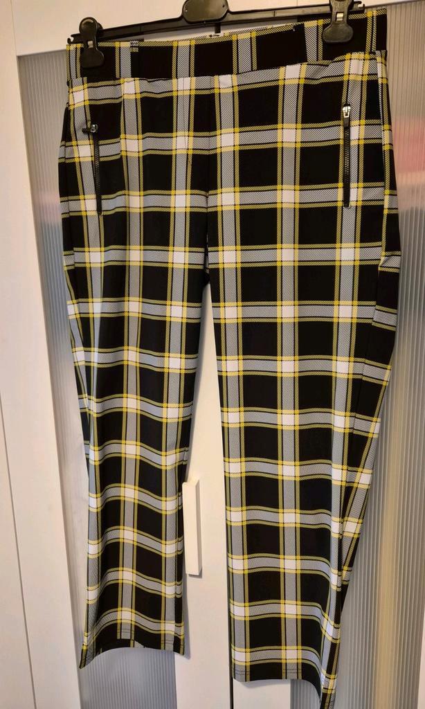 Ruitbroek van Studio anneloes, Kleding | Dames, Broeken en Pantalons, Nieuw, Zwart, Lang, Ophalen of Verzenden