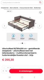 NEW BED !!!!, Huis en Inrichting, Slaapkamer | Slaapbanken, Ophalen, 200 cm, Grijs, Nieuw