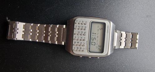 Seiko C153-5007 Calc. horloge, Sieraden, Tassen en Uiterlijk, Horloges | Heren, Gebruikt, Polshorloge, Seiko, Staal, Staal, Ophalen