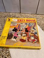 Oude houten puzzel Mickey, Verzamelen, Ophalen of Verzenden, Mickey Mouse, Gebruikt, Overige typen