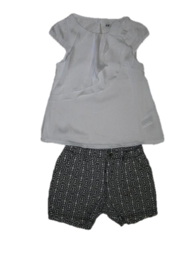 Mooi wit blousje/ shirt van H&M maat 122., Kinderen en Baby's, Kinderkleding | Maat 122, Zo goed als nieuw, Meisje, Overhemd of Blouse
