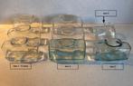 Oude glazen drink/voederbakjes voor vogels. Bijzonder!, Ophalen of Verzenden, Gebruikt, Kooi-accessoires