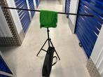 complete green screen set voor opnames, Audio, Tv en Foto, Fotografie | Fotostudio en Toebehoren, Ophalen of Verzenden, Zo goed als nieuw