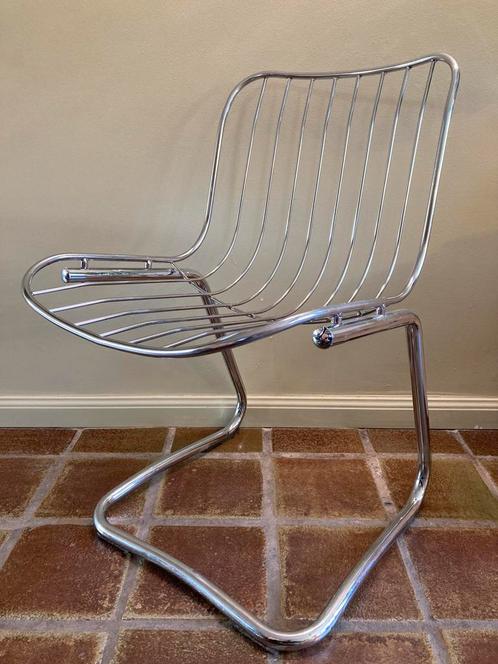 Vintage eetkamerstoelen, set van 6, Huis en Inrichting, Stoelen, Zo goed als nieuw, Vijf, Zes of meer stoelen, Bruin, Ophalen of Verzenden