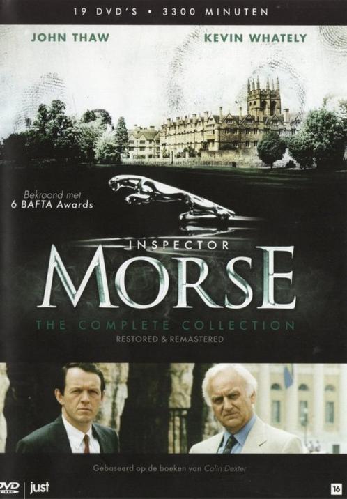 INSPECTOR MORSE - DE COMPLETE SERIE 1 T/M 7, Cd's en Dvd's, Dvd's | Tv en Series, Zo goed als nieuw, Actie en Avontuur, Boxset