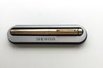 Sheaffer TARGA Vulpen Goud verguld Pinstripe (M), Ophalen of Verzenden, Gebruikt, Vulpen, Overige merken