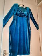 Very sophisticated Velvet Midi Dress in Teal color size 2XL, Kleding | Dames, Nieuw, Fashion nova, Blauw, Onder de knie