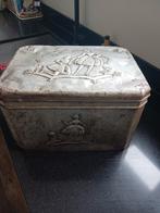 Oud blik, koffie blik, blikken trommel, Verzamelen, Blikken, Ophalen of Verzenden, Gebruikt, Koffie