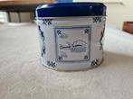 Nieuw Stroopwafel blik van Daelmans delftsblauw KLM vliegtui, Ophalen of Verzenden, Nieuw, Overige, Overige merken