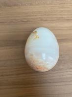 Onyx Marmeren Ei - Decoratief, Overige materialen, Wit, Nieuw, Ophalen of Verzenden