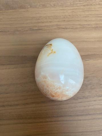 Onyx Marmeren Ei - Decoratief beschikbaar voor biedingen