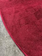 Rond vloerkleed bordeaux 225 cm doorsnede, Ophalen, Rond, 200 cm of meer, Zo goed als nieuw