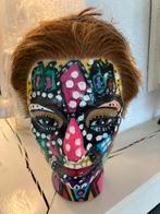 Handpainted kappershoofd leuk met petje., Ophalen of Verzenden, Zo goed als nieuw