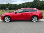 Mazda 6 Sportbreak 2.0 HP GT-M dealer ond. prachtstaat en lu, Auto's, Mazda, Gebruikt, 4 cilinders, 6 sportbreak, Leder